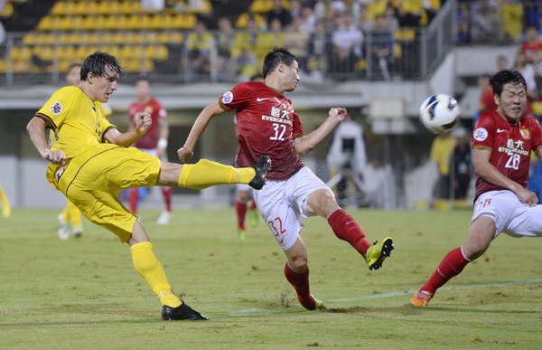 广州恒大客场上演悬疑大戏，遗憾告负的简单介绍